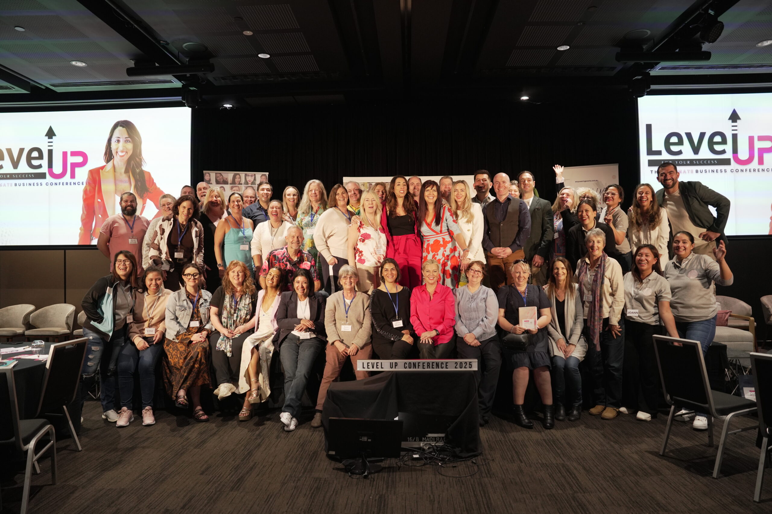 Group photo at Level Up Conference
