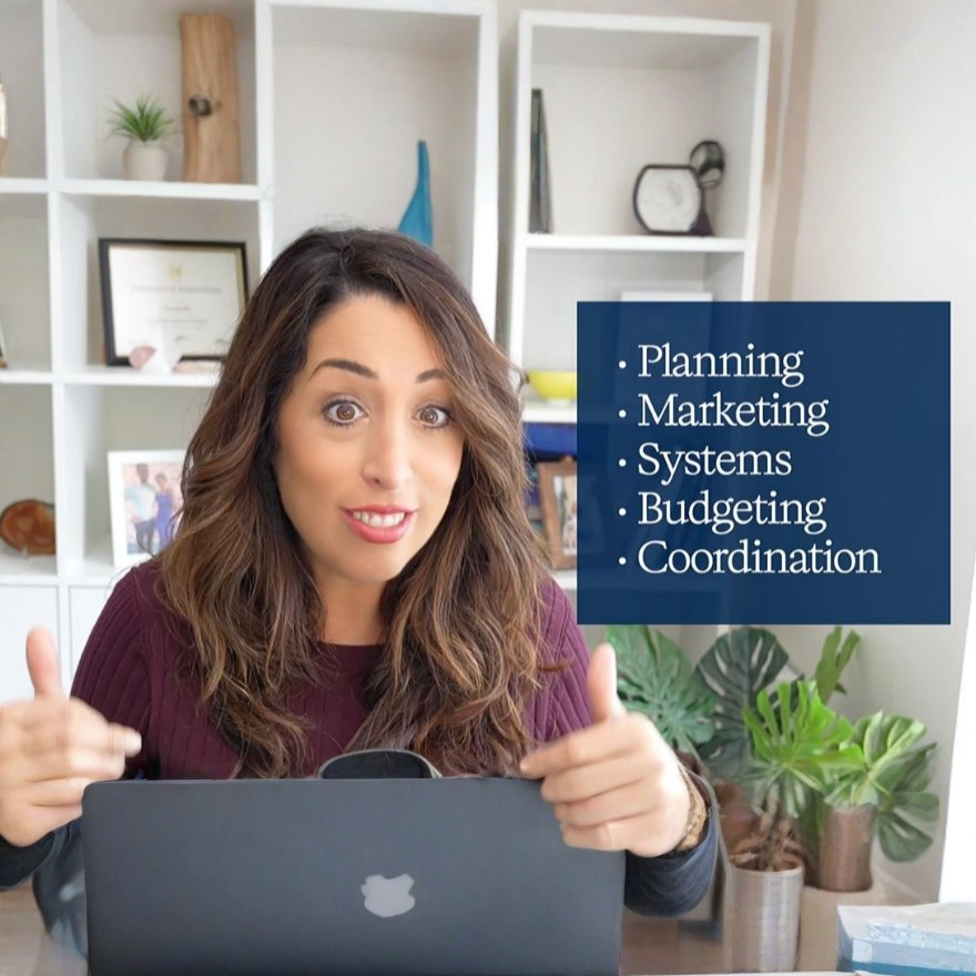 Woman managing business tasks from home.